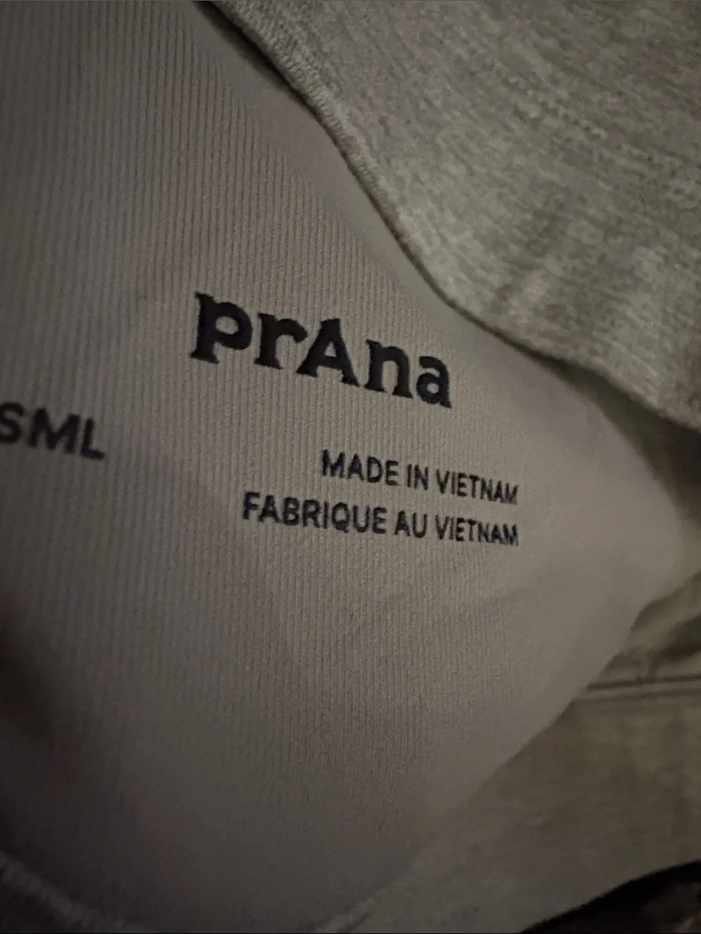 Prana Heavana Heather Gray Strappy Sports Bra